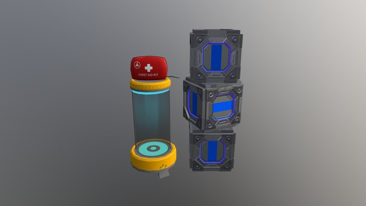 Scifi Pack 3D Model