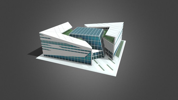 Sejong Complex Cultural Center - Buildings 3D Model