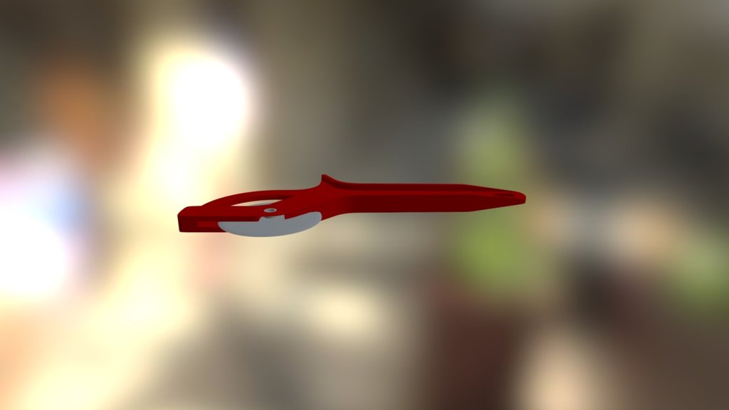 Pizza Cutter Assembly - 3D model by dengstr8 [1d70dd1] - Sketchfab