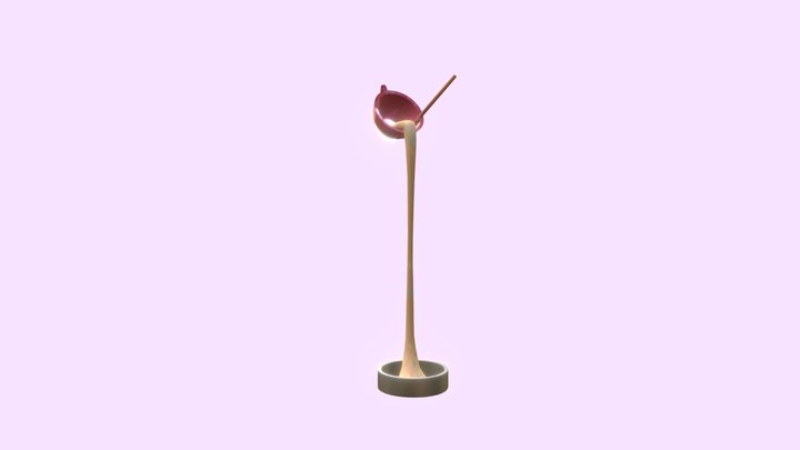 Cake Batter Lamp 3D Model