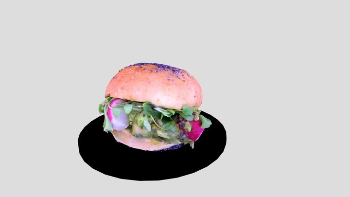 Mini Burger 3D Model