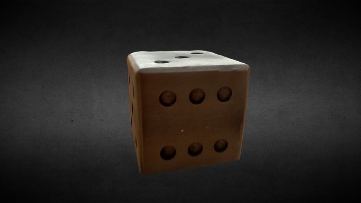 Metal Dice 3D Model