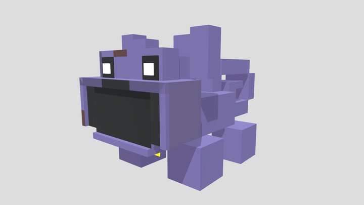 CatNap Minecraft Poppy Playtime Chapter 3 3D Model
