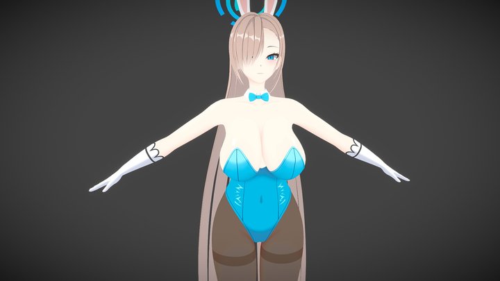 Ichinose Asuna - Blue Archive 3D Model