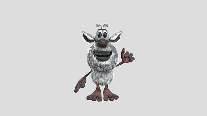 booba cartoon 3D Model