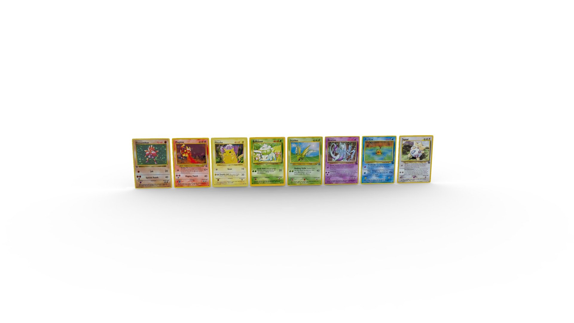 Vintage 1st Edition Pokémon Cards (1999)