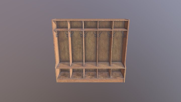 Coat Cubby 3D Model