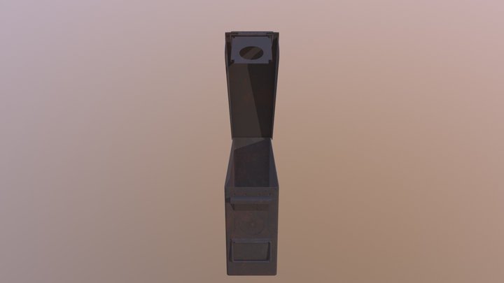 7.62 Ammo Box 3D Model
