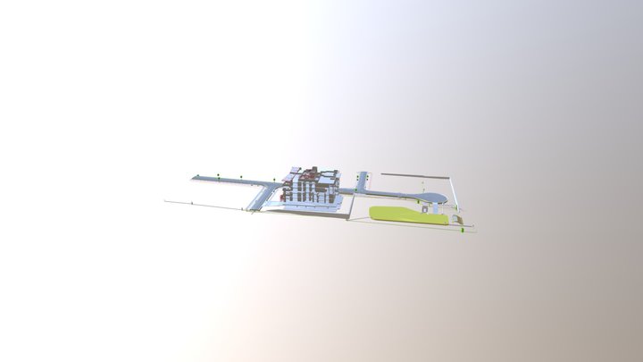 Civil and structural federated model 3D Model