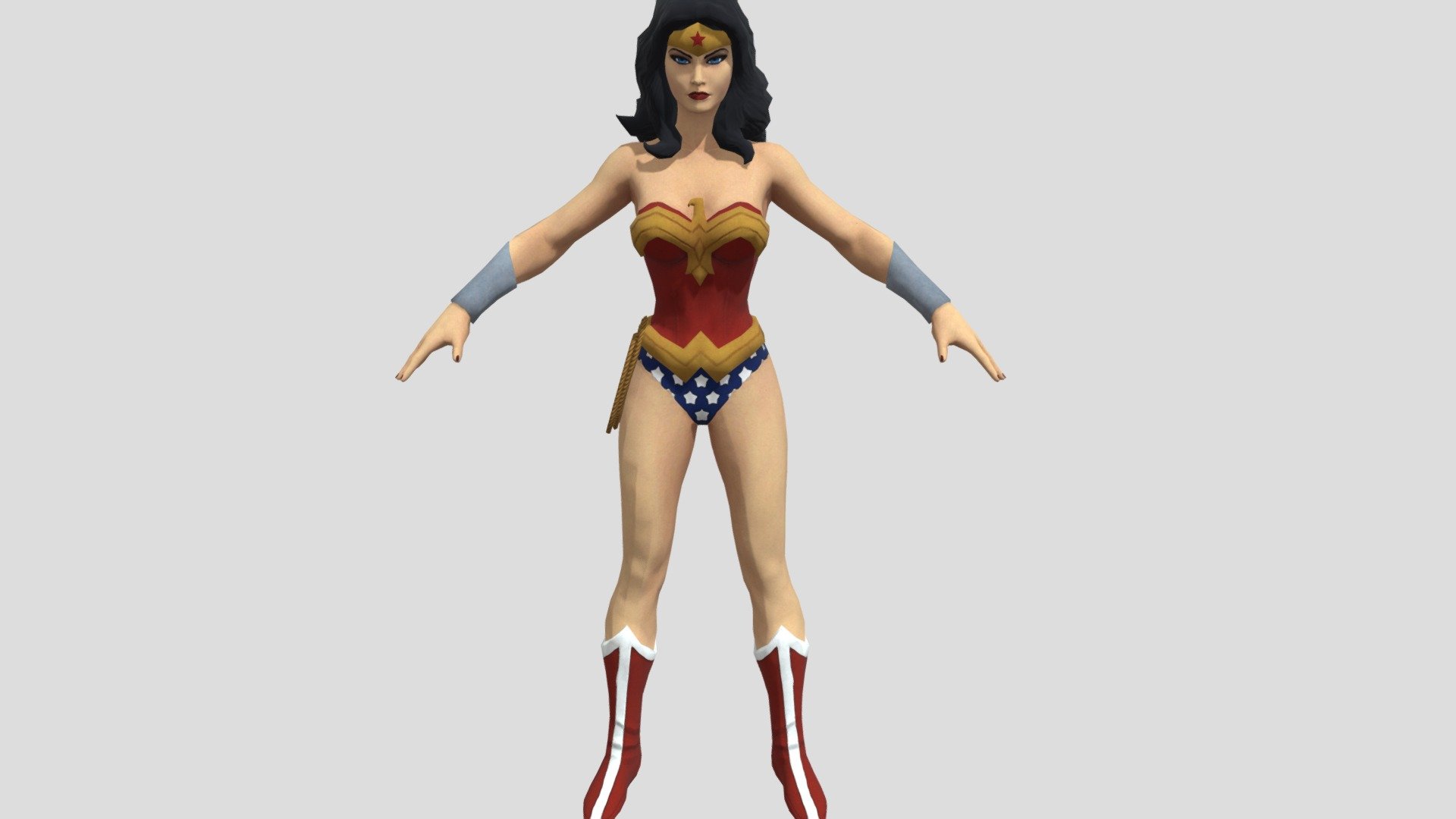 Wonder Woman Animated - Download Free 3D model by EWTube0 (@EWTube0)  [1d79a51]