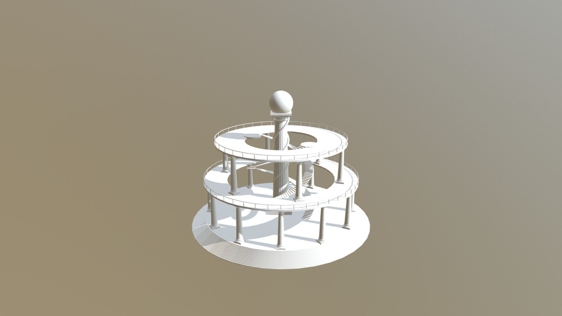 Doric Building - 3D model by Joel McFadden (@mcfaddenjoel) [1d7bdae ...