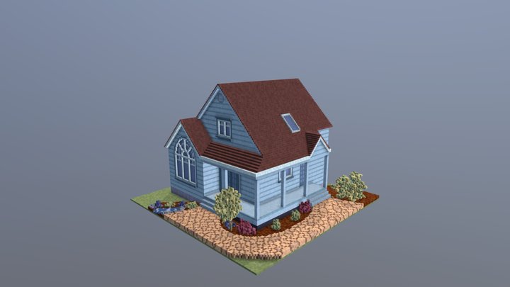 A small building 3D Model