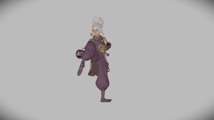 Fighterkid 3D Model
