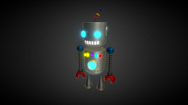 Robot Animation Game 3D Model