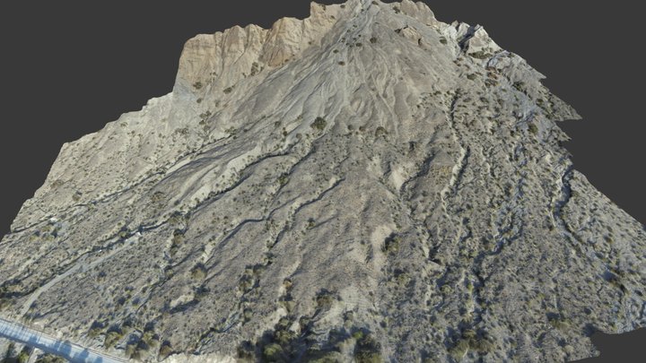 alluvial fan 3D Model