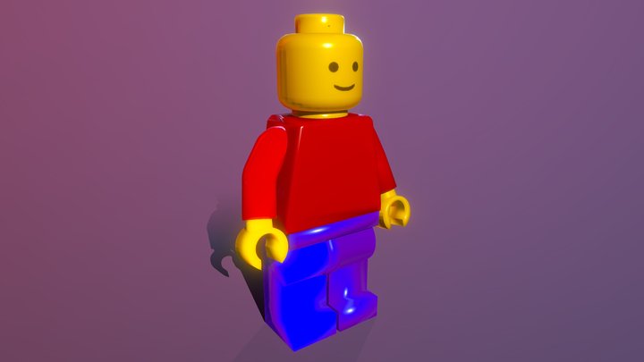 Lego figure 3D Model