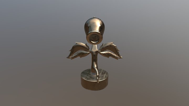 Bellsprout Statue 3D Model