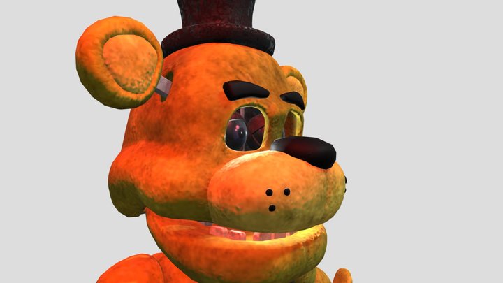 FNaF 1 Golden Freddy 3D Model
