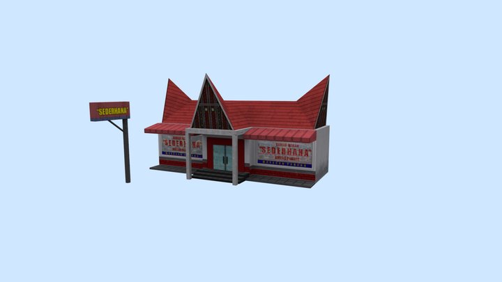 TUGAS 4 - PADANG RESTAURANT ERLIS 3D Model