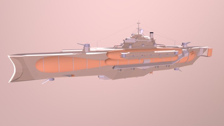 War Ship, Gremlin 3D Model
