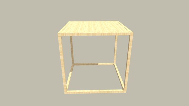 Tavolo cubo 3D Model