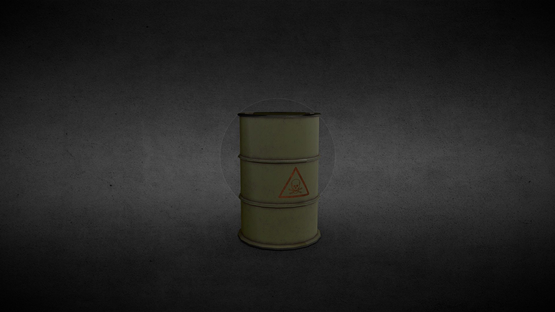 Low Poly Barrel