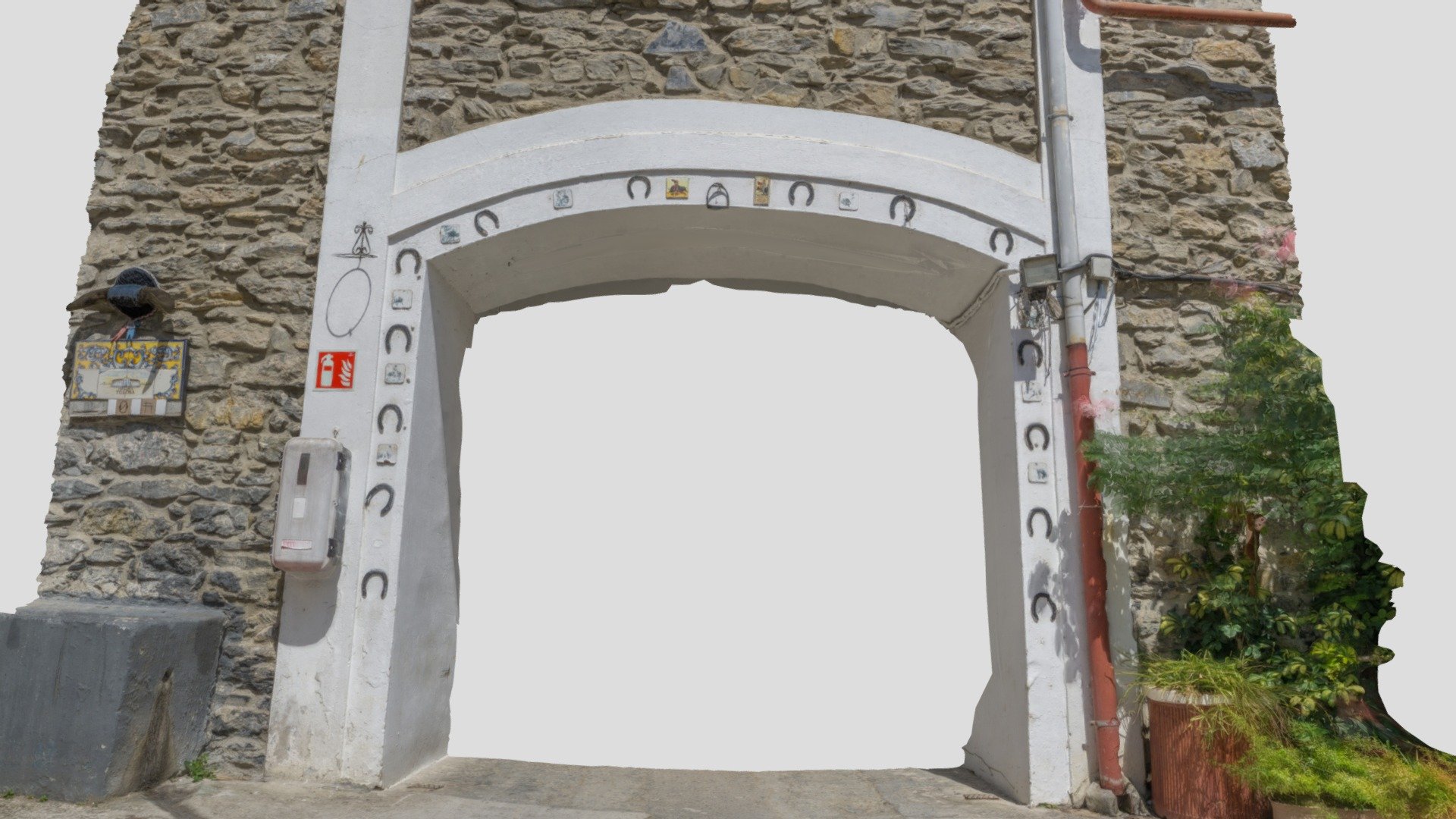 Entrada trasera a plaza de toros
