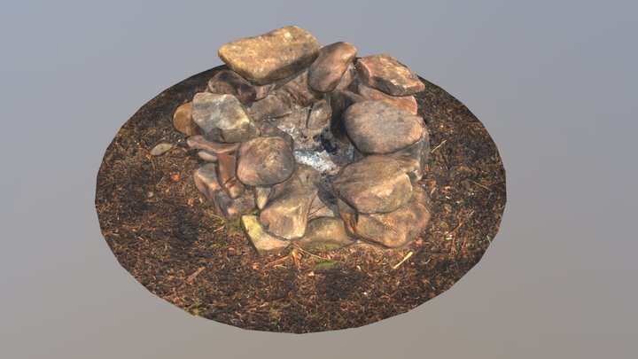 Campfire / Fireplace 3D Model