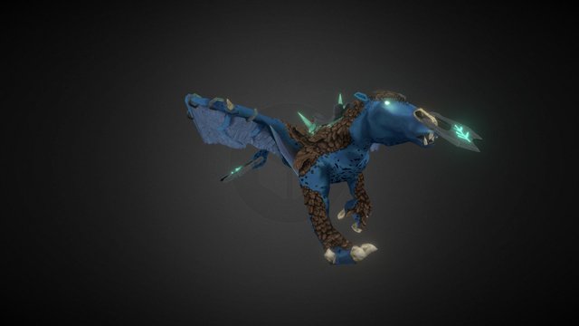 Shantak - Run Cycle 3D Model