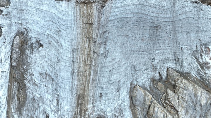 Blaueis (Detail of the Glacier)