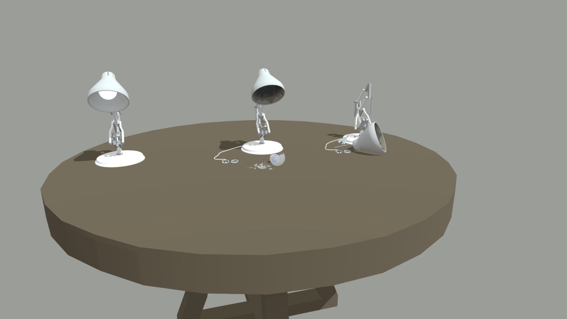 ЛАМПА ПИКСАР сломанная - 3D model by chudnovaoxana [1d84ebf] - Sketchfab