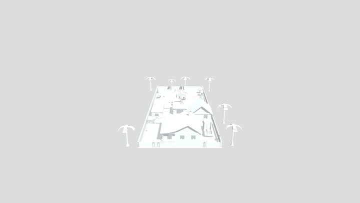 CG - Chalo House (NO TEXTURES!) 3D Model