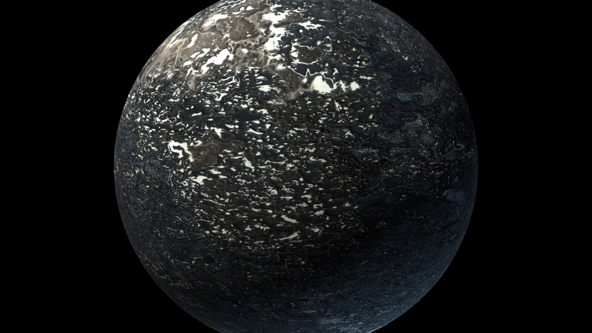 3D model Planet Ipyr - This is a 3D model of the Planet Ipyr. The 3D model is about a planet in space.