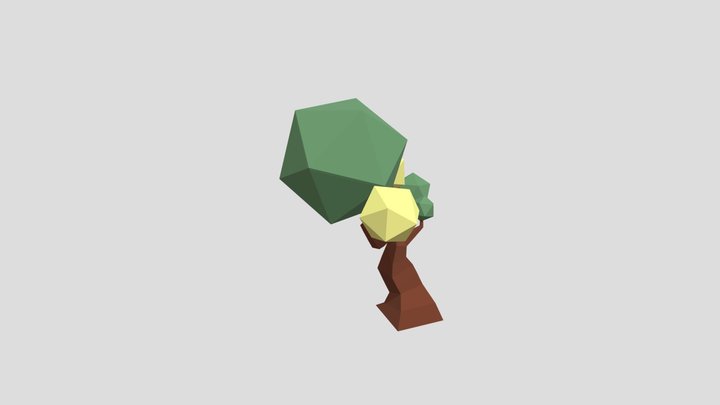 DAY 1 - Low Poly Tree 3D Model