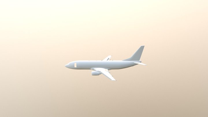 737-400 First Sky 3D Model