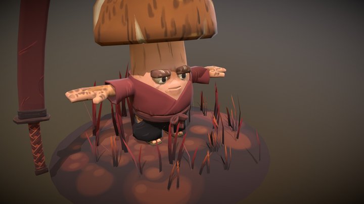Bushiitake 3D Model