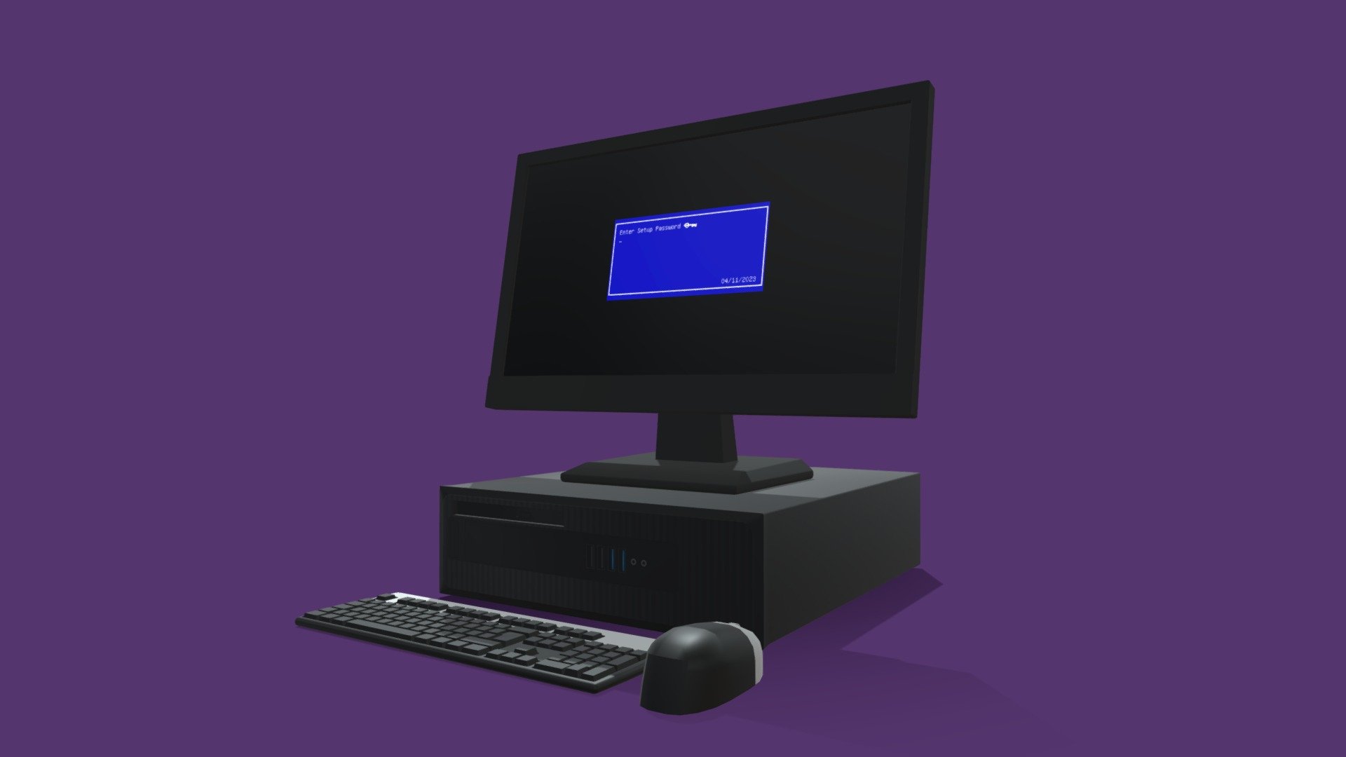 Desktop Computer - Download Free 3D model by GeniusPilot2016 [1d86f13 ...