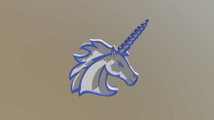 Unicorn Only Floating 3D Model