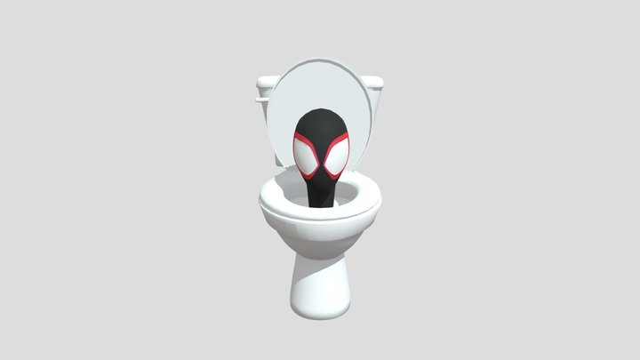 Skibidi toilet Miles Morales V1 3D Model