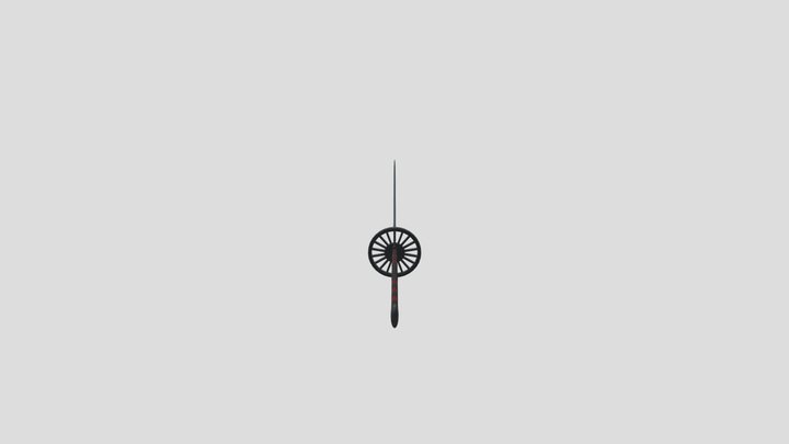 Tanjiro Katana l_poly 3D Model
