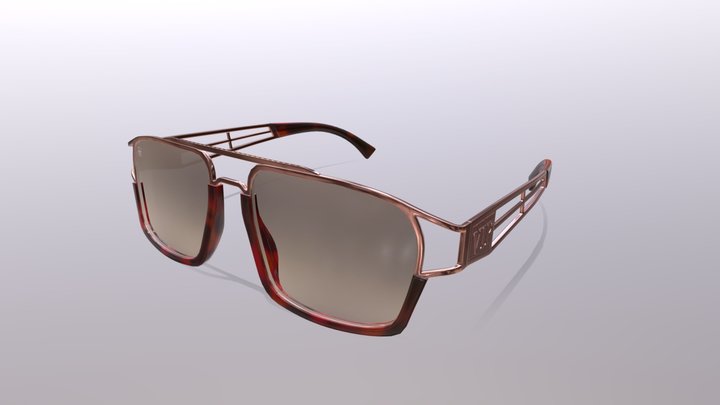 VIP Aero Sunglasses - Low Poly 3D Model 3D Model