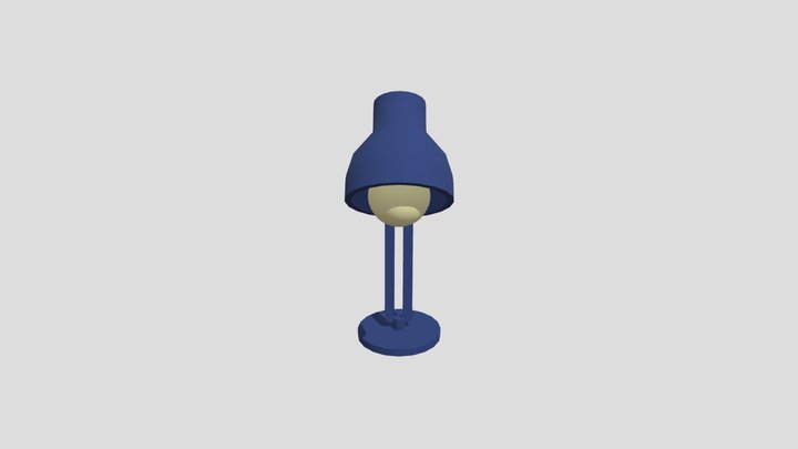 Rigged Lamp 3D Model