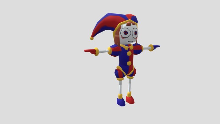 Pomni Sketchfab 3D Model