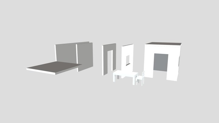 Modular Room with Table and Chair