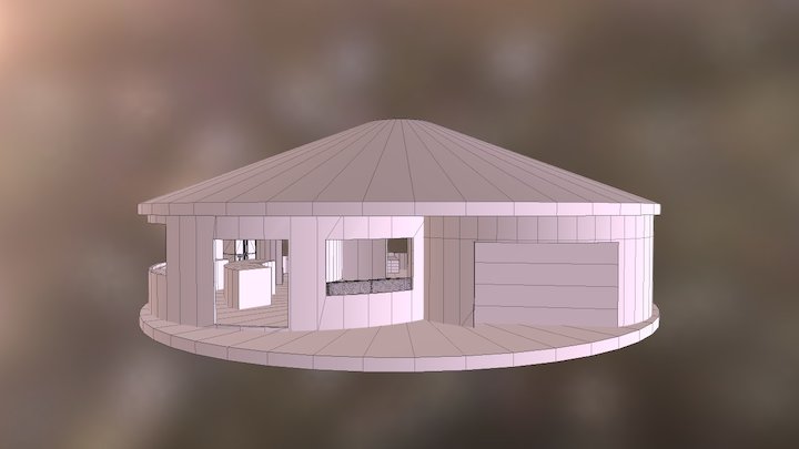 Round House Complete 3D Model