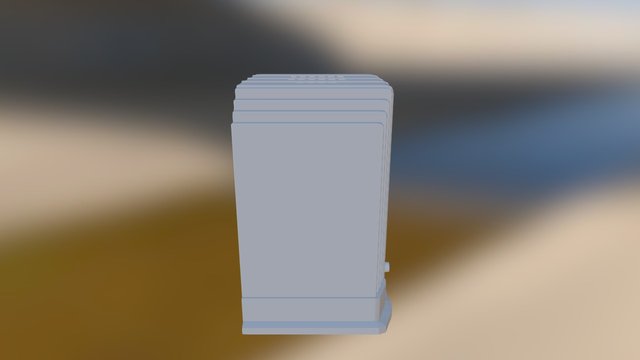 Art Deco Radio 3D Model
