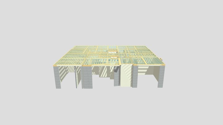 P12368C Posi Joist 1st Floor Tankerton 3D Model