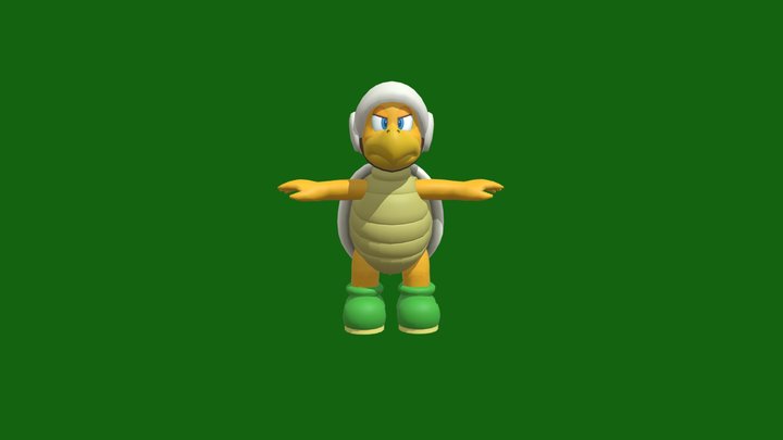 Super Mario 3D World - Hammer Bros – Kostenloses 3D-Modell STL