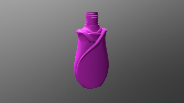 Frasco 400ml 3D Model
