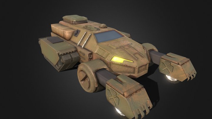 Armored Vehicle - Personal Project 3D Model